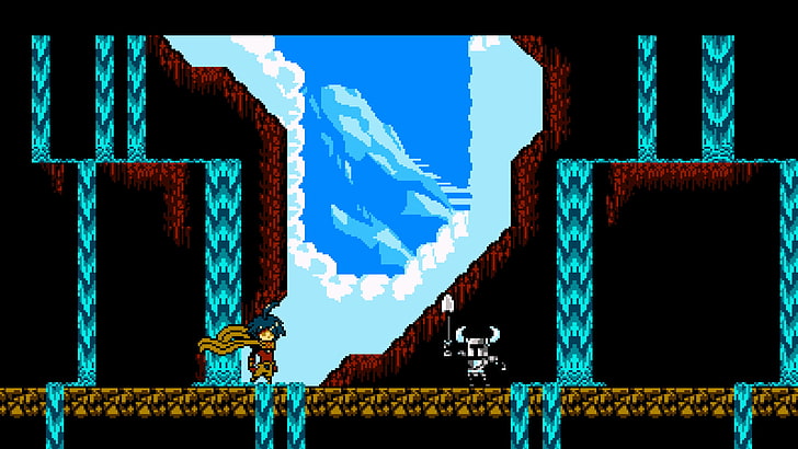 Shovel Knight, video games, pixel art, retro games, 8-bit, 16-bit