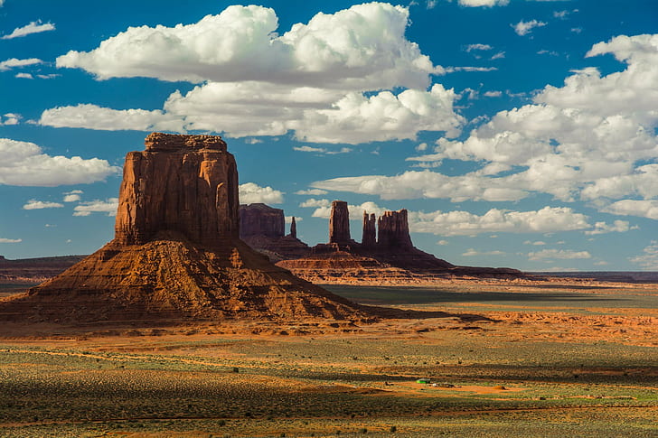 USA, nature, landscape, southwest, mountains, Monument Valley, HD wallpaper