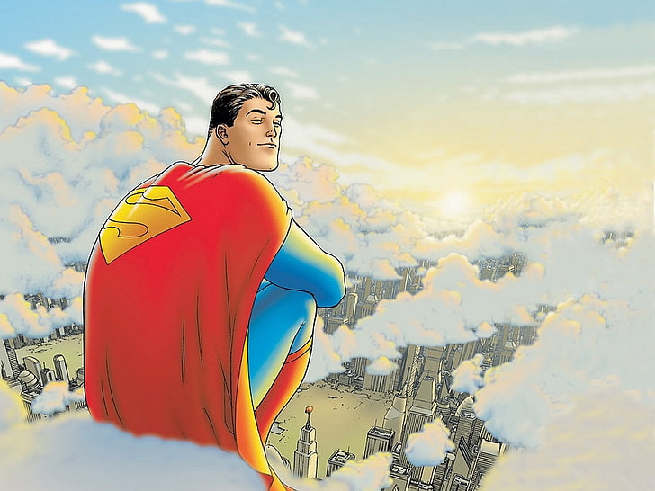 Superman, all-Star superman, HD wallpaper