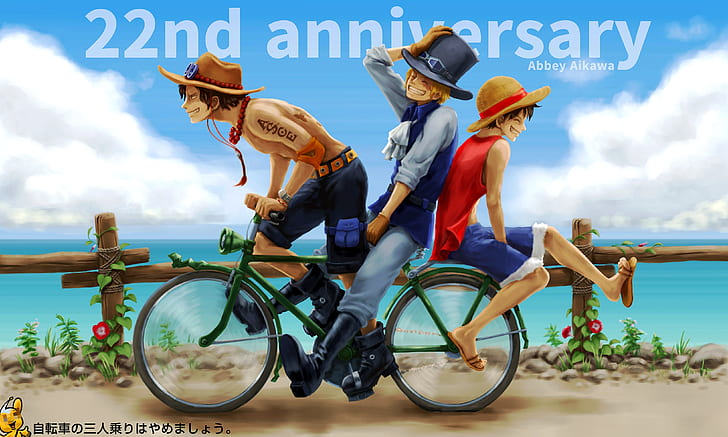 One Piece, Monkey D. Luffy, Portgas D. Ace, Sabo (One Piece), HD wallpaper