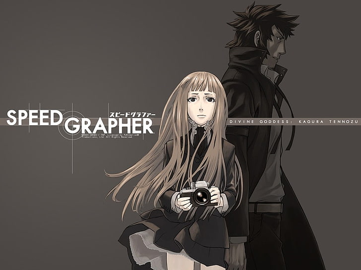 Speed Grapher, Tennouzu Kagura, Tatsumi Saiga, representation, HD wallpaper