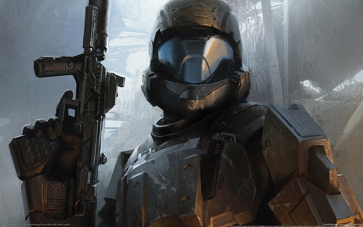 Halo, Halo 3: ODST, video games, HD wallpaper