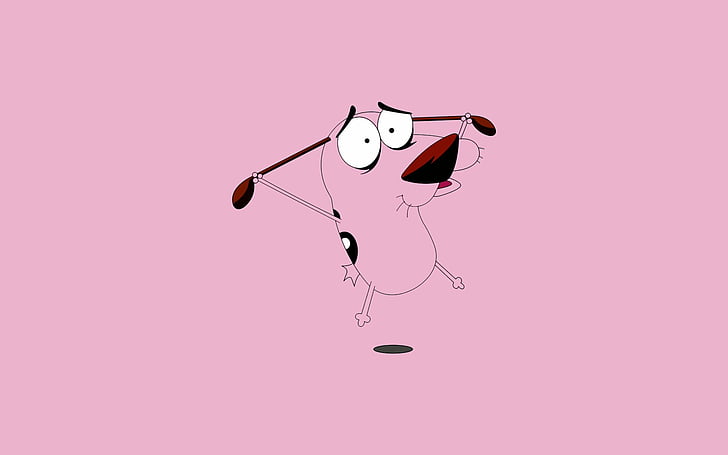 TV Show, Courage the Cowardly Dog, Pink, HD wallpaper