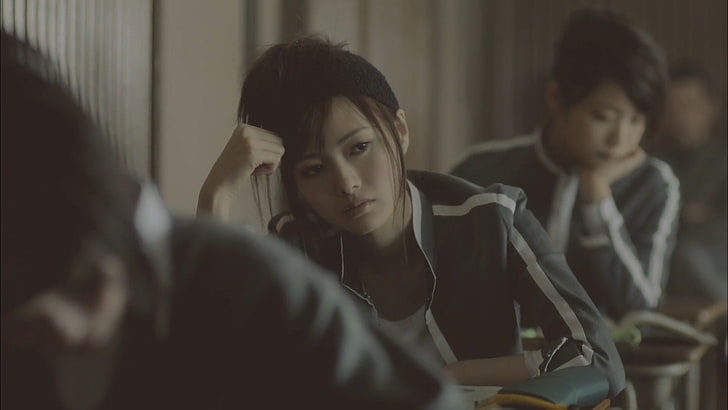 Nogizaka46, women, Asian, young adult, portrait, indoors, headshot