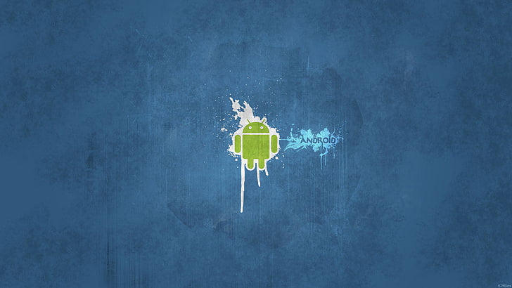 Android logo, operating system, netbooks (ACER 250) and smartbooks, HD wallpaper