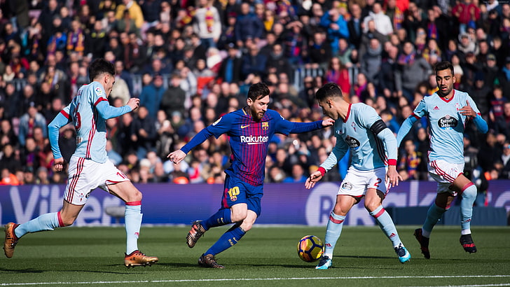 HD wallpaper: 4K, Lionel Messi, soccer, Barcelona, FCB | Wallpaper Flare