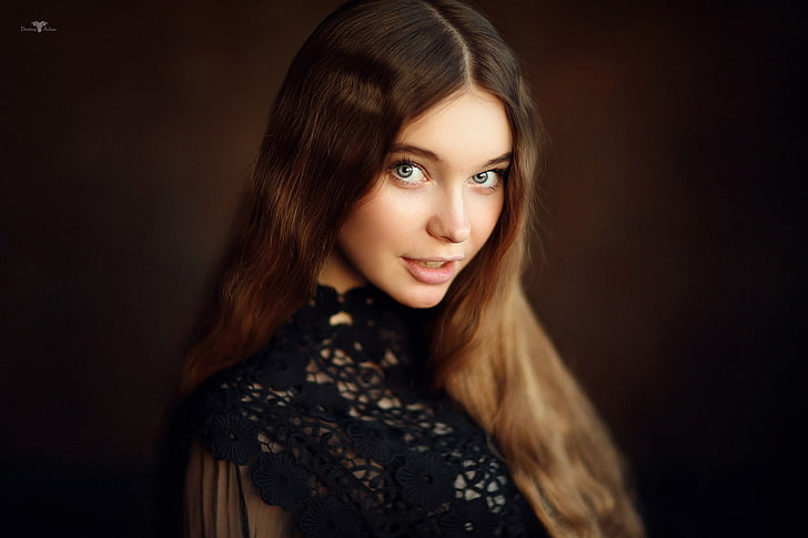 Dmitry Arhar, portrait, face, women, model, HD wallpaper