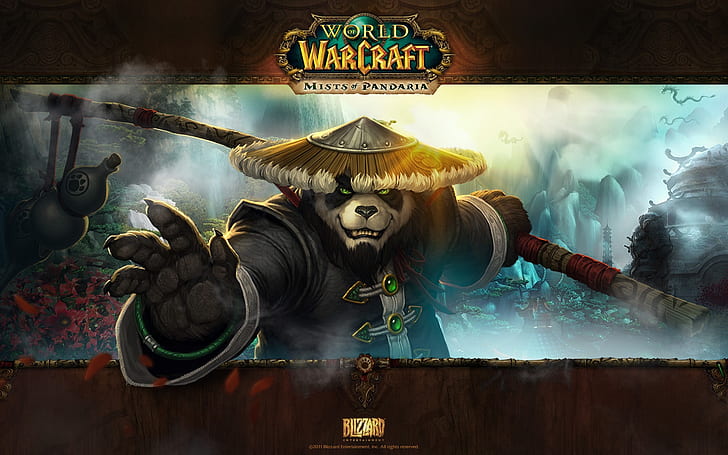 video games world of warcraft artwork pandaren world of warcraft mists of pandaria 1920x1200 wal Video Games World of Warcraft HD Art