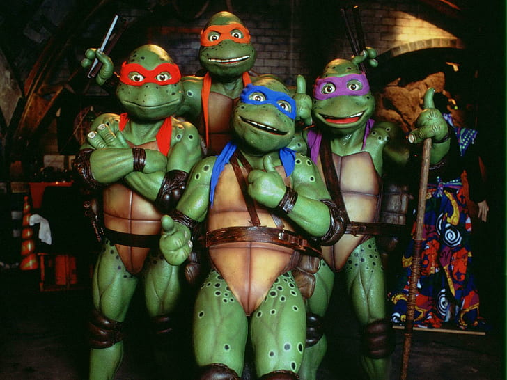 teenage mutant ninja turtles iii, leonardo, donatello, raphael, michaelangelo, tnmt character