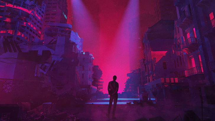 Premium Photo  City wallpaper dystopian futuristic cyberpunk city at night  3d rendering raster illustration