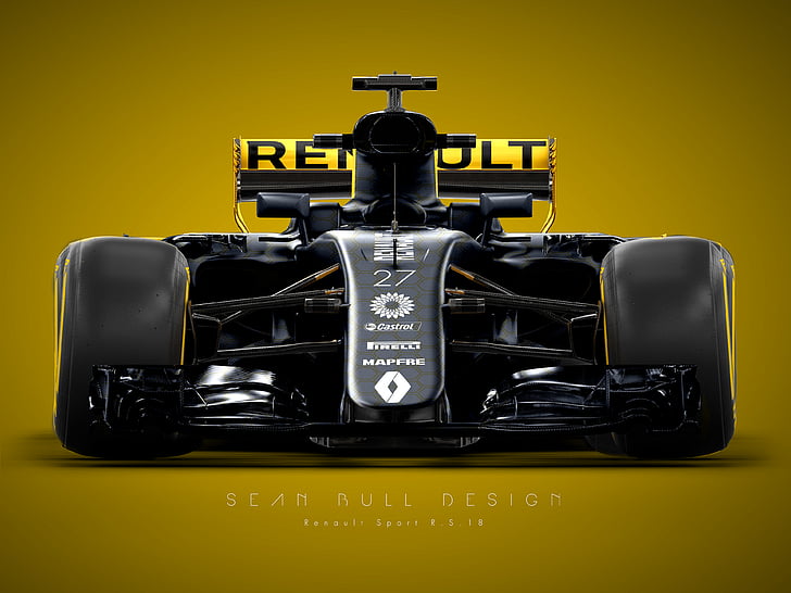 Renault Sport F1, 4K, HD wallpaper