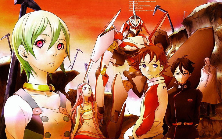 anime, Eureka Seven, Eureka (character), Anemone (Eureka Seven), HD wallpaper