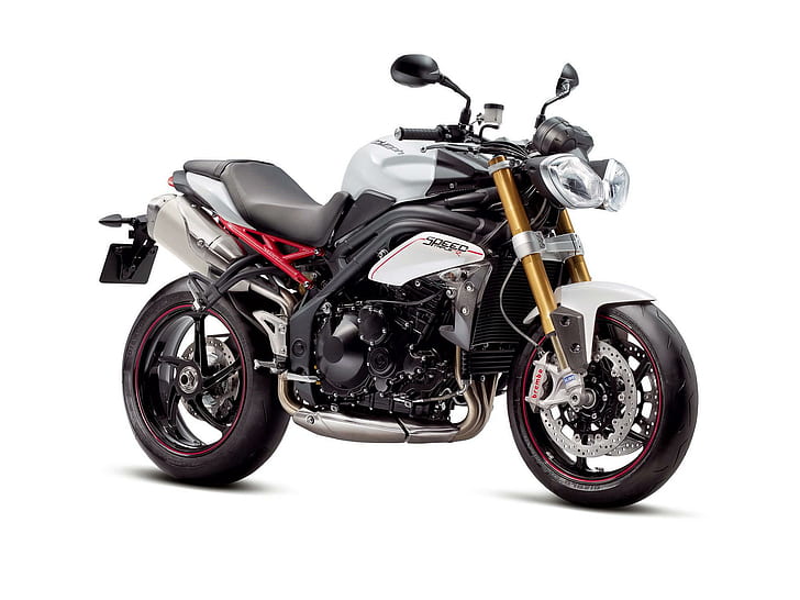 triumph speed triple, motorcycle, expensive, stylish, HD wallpaper