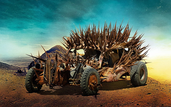 movies, Mad Max: Fury Road, sky, nature, cloud - sky, mode of transportation