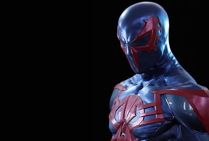 background, hero, costume, spider-man 2099, HD wallpaper
