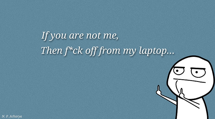 If you not me, Computers, Others, windows, lock screen, windows 10 HD wallpaper