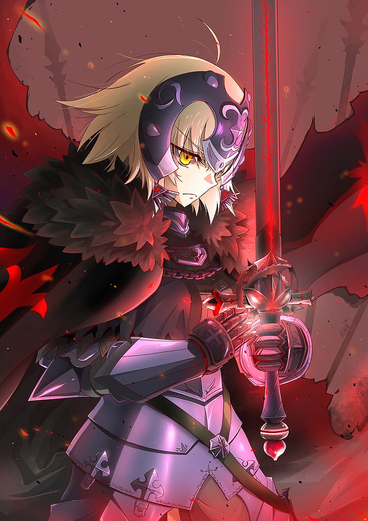 armor, Fate/Apocrypha, Fate/Grand Order, Fate/Stay Night, Jeanne d'Arc, HD wallpaper