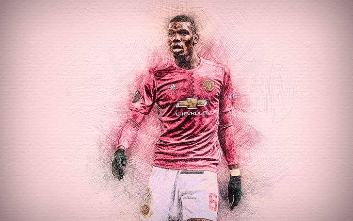 Paul Pogba Fc Manchester United, HD wallpaper