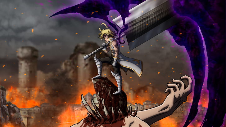 Meliodas Demon King Anime Wallpapers  Top Free Meliodas Demon King Anime  Backgrounds  WallpaperAccess