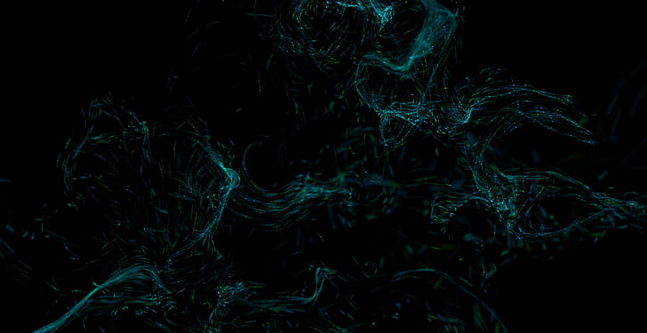 abstract dark black background digital art artwork, studio shot