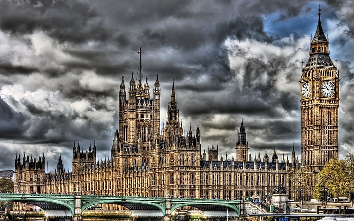 Westminster palace, Parliament, Houses of parliament, London, HD wallpaper