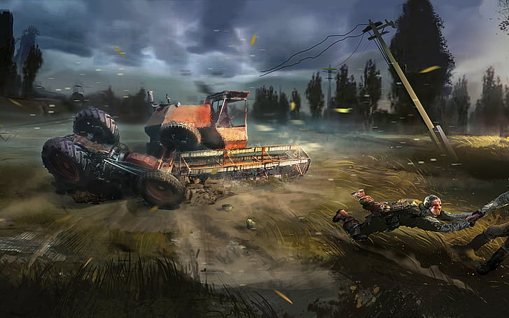 Wind Tractor Drawing S.T.A.L.K.E.R. HD, video games