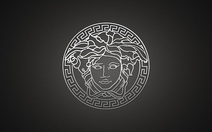 versace logo-Brand advertising desktop wallpaper, Versace logo