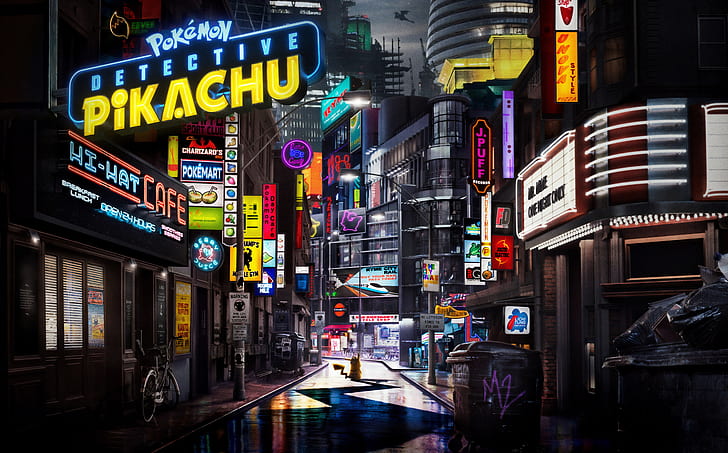 Pokémon Detective Pikachu, Animation, 2019, 5K, HD wallpaper