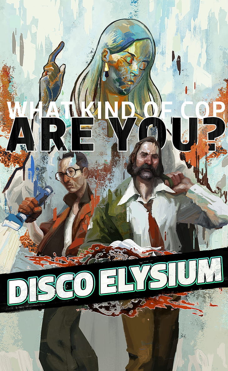 Hd Wallpaper Disco Elysium Cover Art Game Logo Wallpaper Flare