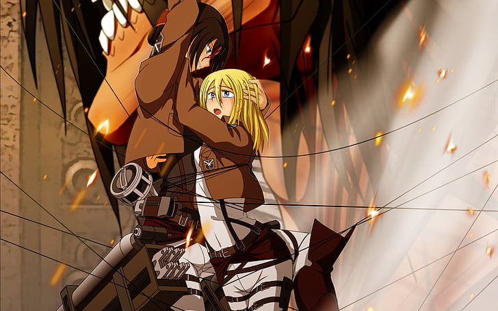 Anime, Attack On Titan, Historia Reiss, Ymir (Attack on Titan), HD wallpaper