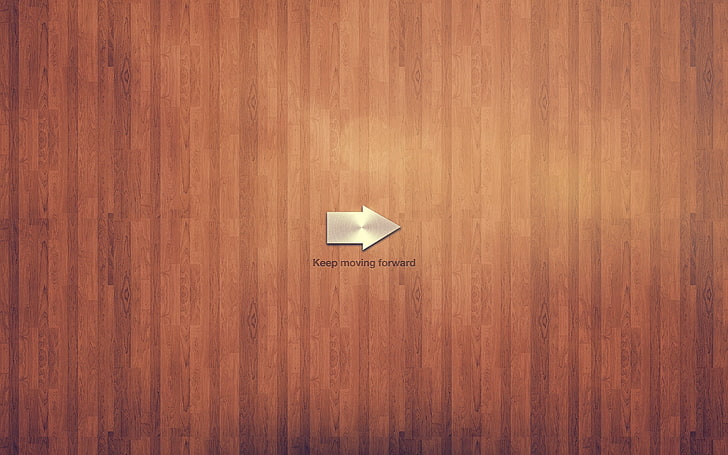 brown wooden 2-door cabinet, motivational, wooden surface, arrows (design), HD wallpaper