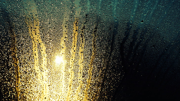 untitled, rain, water drops, water on glass, wet, glass - material
