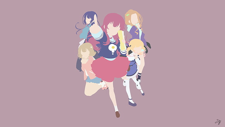 Numbers Anime Girl Wallpaper gambar ke 12
