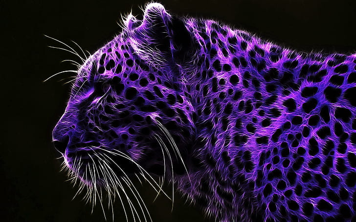 HD wallpaper: Purple Leopard, wild, pretty, spots, animal, animals |  Wallpaper Flare