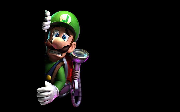 Luigi, Luigis Mansion, Luigis Mansion: Dark Moon, Mario Bros., HD wallpaper