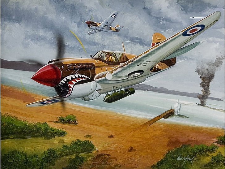 Military Aircrafts, Curtiss P-40 Warhawk, HD wallpaper