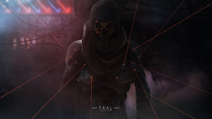 Taal game digital wallpaper, science fiction, smoke, one person, HD wallpaper
