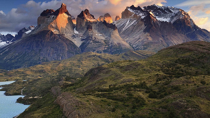 Torres del Paine, 4k, HD wallpaper, National Park, Patagonia, HD wallpaper