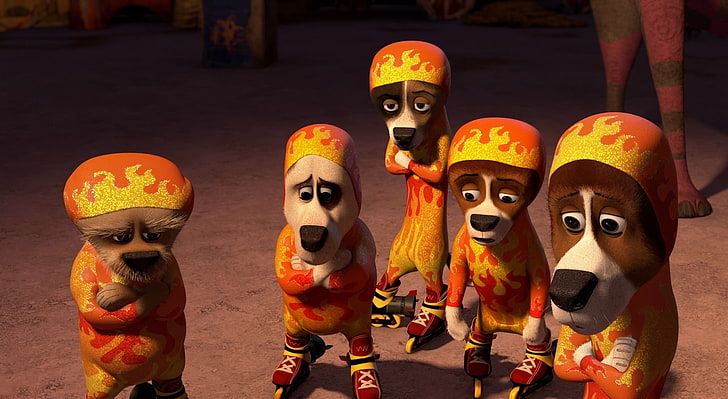 HD wallpaper: Madagascar 3 Circus Animals, five brown dogs movie still,  Cartoons | Wallpaper Flare