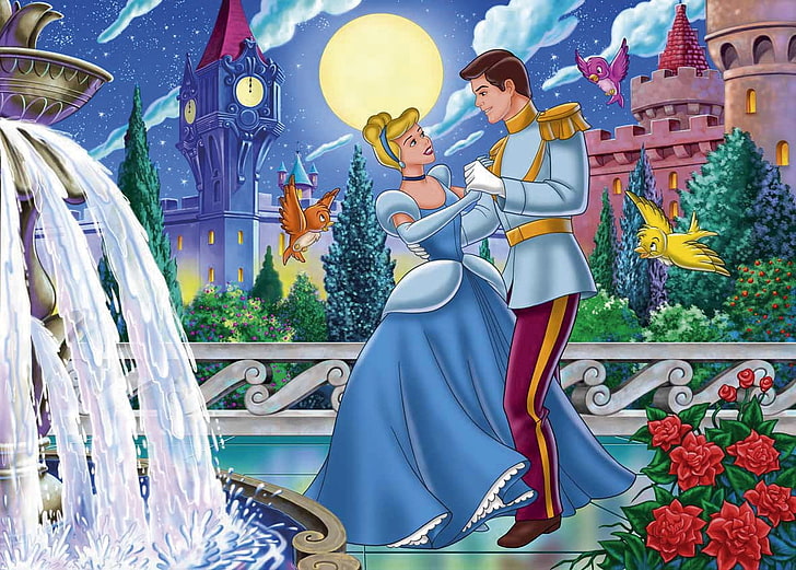 HD wallpaper: Disney Cinderella, Movie, Cinderella (1950), Cartoon, women,  adult | Wallpaper Flare