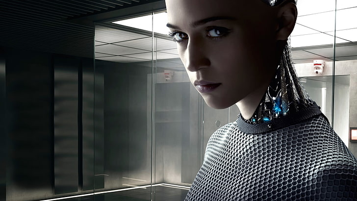 cyborg, androids, women, Alicia Vikander, actress, Ex Machina, HD wallpaper