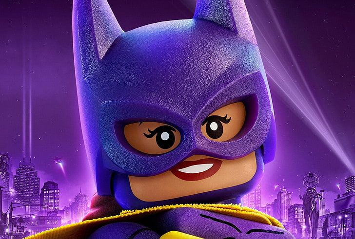the lego batman movie  in hd for pc, purple, representation, HD wallpaper