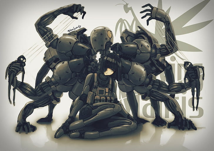 BB Corps, Metal Gear Solid 4, video games, artwork, machine, HD wallpaper