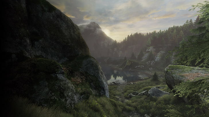 The Vanishing of Ethan Carter, video games, landscape