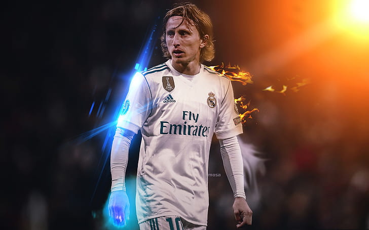 sport, player, Croatia, Real Madrid, Luka Modric, HD wallpaper