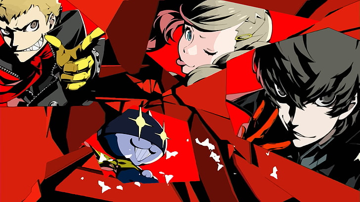 Persona 5 screenshot, Persona series, red, representation, creativity, HD wallpaper