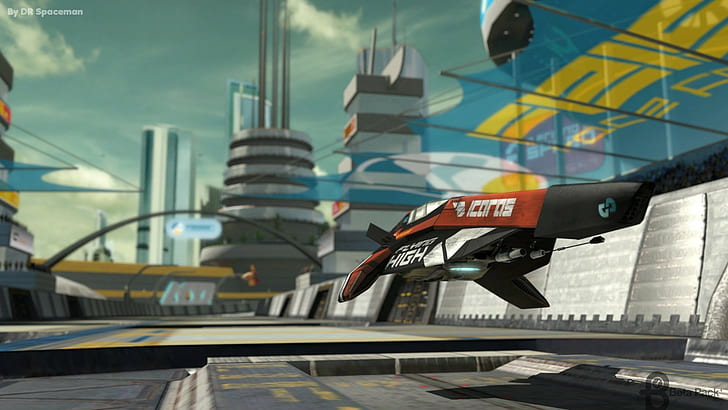 video games wipeout wipeout hd racing, HD wallpaper