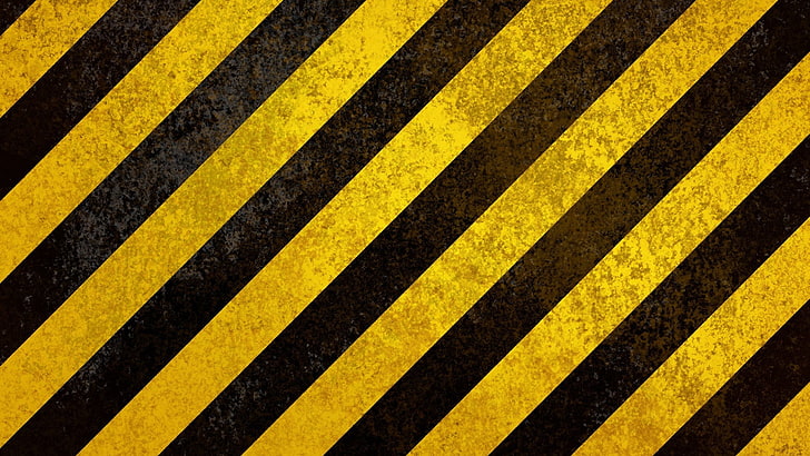 untitled, pattern, striped, road marking, yellow, no people, symbol, HD wallpaper