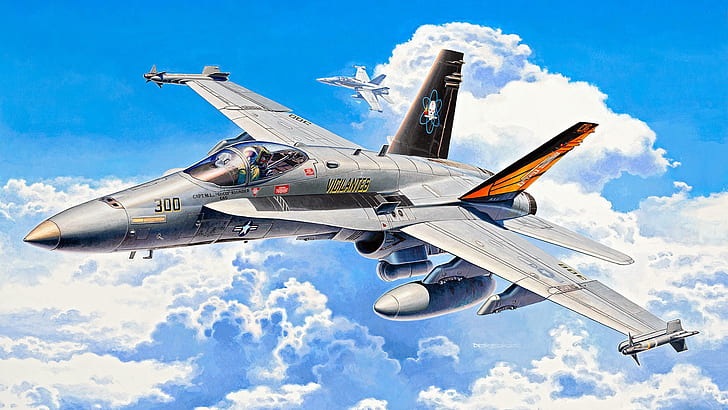 F/A-18C, Douglas, Hornet, McDonnell, US NAVY, American carrier-based fighter-bomber