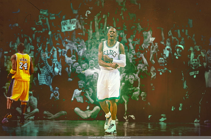 Hd Wallpaper Nba Basketball Boston Celtics Ray Allen Sports Basketball Hd Art Wallpaper Flare